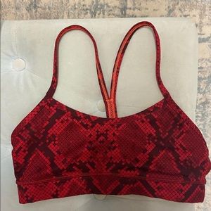Lululemon snake skin sports bra